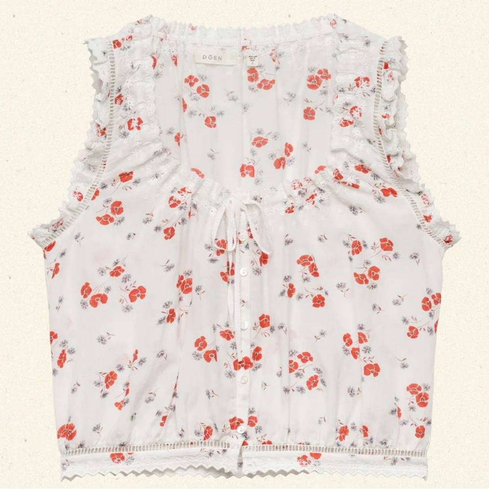 Dôen Traveler Top in Poppy Fields